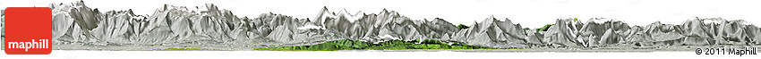 Satellite Horizon Map of Steyr-Land, lighten, semi-desaturated