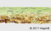 Physical Panoramic Map of Steyr-Land