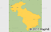 Savanna Style Simple Map of Steyr-Land, single color outside