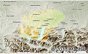 Physical 3D Map of Vocklabruck, semi-desaturated