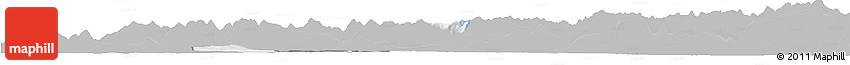 Gray Horizon Map of Vocklabruck, single color outside