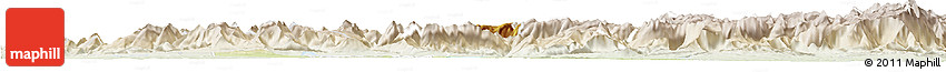 Physical Horizon Map of Vocklabruck, lighten