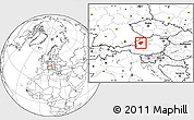 Blank Location Map of Vocklabruck, highlighted parent region
