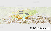 Physical Panoramic Map of Vocklabruck, lighten