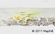 Physical Panoramic Map of Vocklabruck, lighten, semi-desaturated