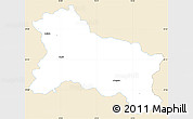 Classic Style Simple Map of Hallein, single color outside
