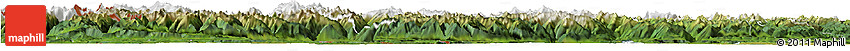 Satellite Horizon Map of Salzburg
