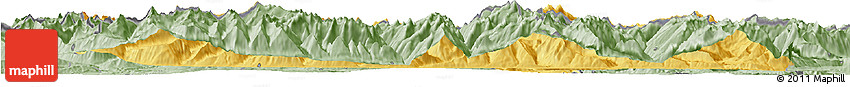 Savanna Style Horizon Map of Zell Am See