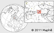 Blank Location Map of Zell am See