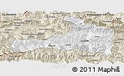 Classic Style Panoramic Map of Zell am See