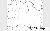 Blank Simple Map of Zell am See, no labels