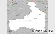 Gray Simple Map of Zell am See