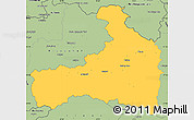 Savanna Style Simple Map of Zell am See
