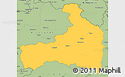 Savanna Style Simple Map of Zell am See