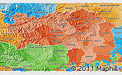 Political Shades 3D Map of Steiermark