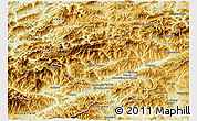 Physical 3D Map of Bruck an der Mur
