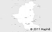 Silver Style Simple Map of Bruck an der Mur