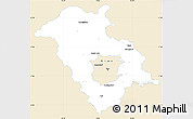 Classic Style Simple Map of Graz Umgebung, single color outside