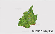 Satellite 3D Map of Leibnitz, cropped outside