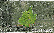 Satellite 3D Map of Leibnitz, semi-desaturated