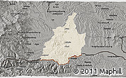 Shaded Relief 3D Map of Leibnitz, darken, semi-desaturated