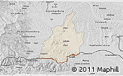 Shaded Relief 3D Map of Leibnitz, desaturated