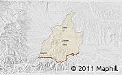 Shaded Relief 3D Map of Leibnitz, lighten, desaturated