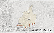 Shaded Relief 3D Map of Leibnitz, lighten, semi-desaturated