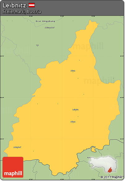 Savanna Style Simple Map of Leibnitz