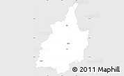 Silver Style Simple Map of Leibnitz, single color outside