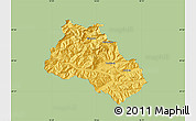 Savanna Style Map of Leoben, single color outside