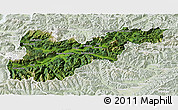 Satellite 3D Map of Liezen, lighten
