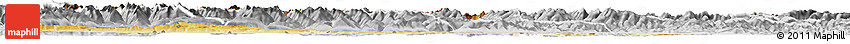 Physical Horizon Map of Liezen, lighten, desaturated