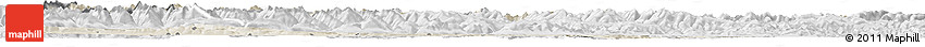 Shaded Relief Horizon Map of Liezen, lighten, desaturated
