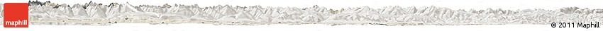 Shaded Relief Horizon Map of Liezen, lighten