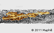 Physical Panoramic Map of Liezen, desaturated
