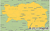 Savanna Style Simple Map of Steiermark