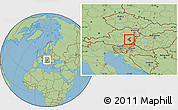Savanna Style Location Map of Wiez