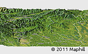 Satellite Panoramic Map of Wiez