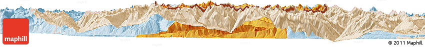 Political Horizon Map of Imst, lighten