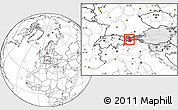 Blank Location Map of Imst, highlighted country, highlighted parent region