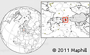Blank Location Map of Imst, highlighted country