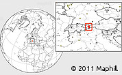 Blank Location Map of Imst