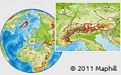 Physical Location Map of Imst, highlighted parent region