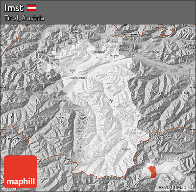 Gray Map of Imst