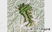 Satellite Map of Imst, lighten