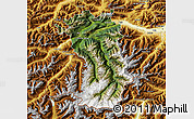 Satellite Map of Imst, physical outside