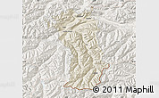 Shaded Relief Map of Imst, lighten