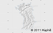 Silver Style Map of Imst, single color outside