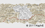 Classic Style Panoramic Map of Imst
